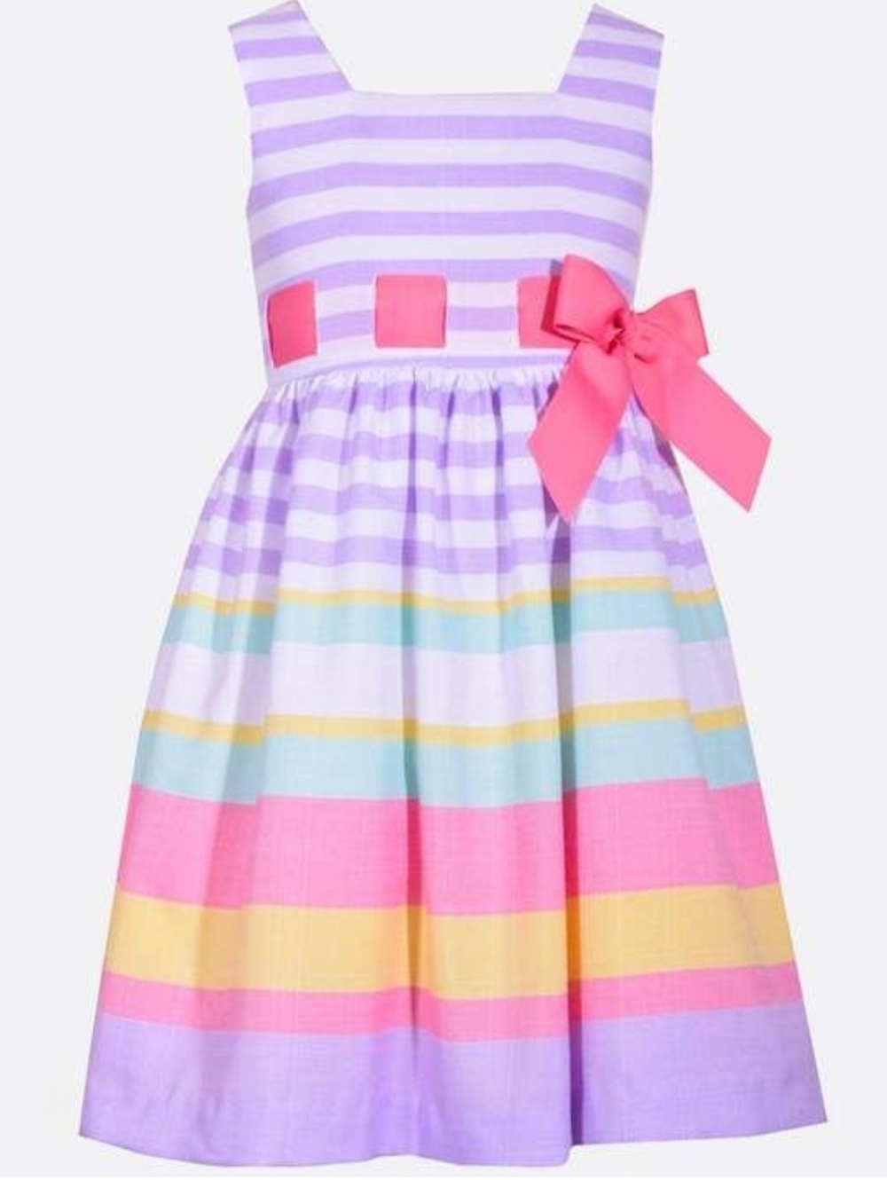 Bonnie Jean Boutique Striped Spring Dress Girls Size 3T